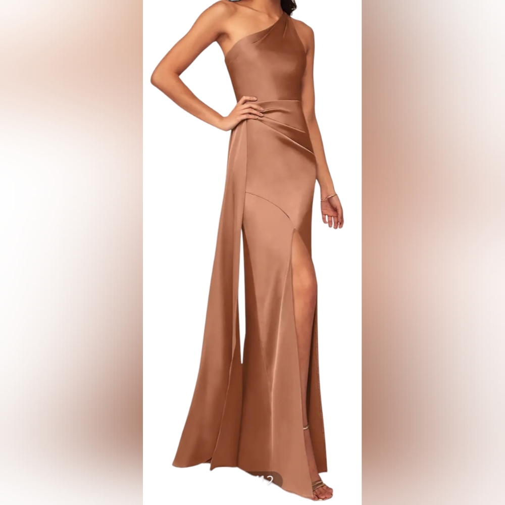 AZAZIE Maron Dress in bronze